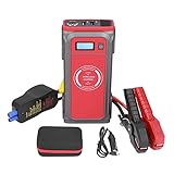 RUIRUIY Autobatterie Starter,32800mAh Auto Notstarthilfe 850A Dual USB mit kabellosem Ladegerät Universal für 12V Diesel B