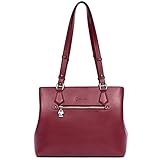 BOSTANTEN Damen Leder Schultertasche Designer Handtaschen Umhängetasche Lange Schulterriemen W