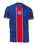 Trikot Fan PSG – offizielle Kollektion PARIS SAINT GERMAIN – Fußball Club Liga 1 – Größe Erwachsene Herren, Blau, S