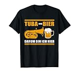 Herren Tuba und Bier darum bin ich hier lustig Tubisten T-S