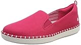 Clarks Damen Step Glow Slip Geschlossene Ballerinas, Rot (Rose), 35.5 EU