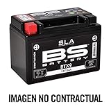 BS Battery 300672 BTX7A AGM SLA Motorrad Batterie, Schw