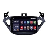 DFREW Android 9 Auto-Rückfahrbild-GPS-Navigationssystem, 8-Zoll-Großbild-Auto-FM-AM-Radio-Multimedia-Player für Opel Corsa 2014-2019, Unterstützung für Telefonspiegelverbindung