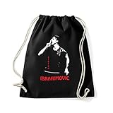Art T-Shirt, Rucksack Zlatan Ibrahimovic, Turnbeutel, freddie-sac-blk, Schwarz, freddie-sac-blk