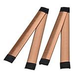 Pretop 2er Pack Mädchen Damen Hair Styling Tool Donut Hair Bun Maker [hellbraun] French Twist Haar Brötchen Styling Braid Halter Werkzeug (Perfekt für lange und dicke Haare)