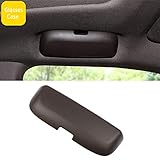 Moonlinks Sonnenbrillenhalter, kompatibel mit Lexus ES UX RX NX, Brillenetui Aufbewahrungsbox für Fahrerseite mit Griff (passend für ES 2015–2017, ES 2021, UX 2018–2020, RX 16–20, NX2014–2020) (braun)