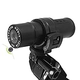 N / B Tragbare 2K Helmkamera, WiFi Outdoor DVR Recorder Body Action Kamera, HD Mountainbike Fahrrad Motorradhelm Sport Camcorder Full HD 1080p Auto V
