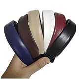 ShungFun Damen 2,5 cm breite Leder-Stirnbänder Haarreifen Haarspange Haarschmuck für Frauen Damen Mädchen (Farbe 1)