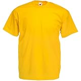 Fruite of the Loom Valueweight T-Shirt, vers. Farben M,Sonnenblumengelb