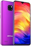 Ulefone Note 7 Smartphone ohne Vertrag - Android 9.0 Handy 16GB interner Speicher 6,1 Zoll Display 8MP Hauptkamera 5MP Vordere Kamera DuaL SIM 3500mAh Batterie Face ID (Twilight)