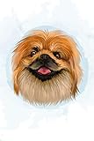 Pekingese Journal: Pekingese Notebook, Birthday and Christmas Pekingese Gifts ( Chinese Spaniel Pelchie Peking Palasthund, Peke Dog Journal/Diary, ... Book) by Pawsome Graphics, 120 Pages, 6' x 9'