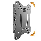 RICOO Flache Monitor-Wand-Halterung Neigbar (N0611) Universal für 13-29 Zoll (bis 25-Kg, Max-VESA 100x100) TFT LCD LED PC Bildschirm--Wand-Halter Kippb