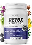 Detox Cleanse | 120 Tabletten Colon Cleanse |, Verstopfungslinderung, Leberentgiftung, Wasserretentionstab