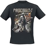 Powerwolf Call of The Wild Männer T-Shirt schwarz S 100% Baumwolle Band-Merch, B