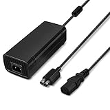 TNP Power Supply Charger for Xbox 360 Slim AC Adapter Box Block with Power Cord Cable, Universal Console Charging Replacement Accessories 12V 135W Power Brick 100-240V Auto Voltage EU Plug (Black)