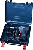 Bosch Professional 06019G8000 Bosch GSR 120-LI Akku-Bohrschrauber (2x2,0Ah), 12 V, b