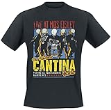 Star Wars Cantina Band On Tour Männer T-Shirt schwarz XXL 100% Baumwolle Fan-Merch, F