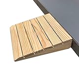 Rollstuhl Schwellen Auffahrrampe Indoor-Outdoor-Holzrampe, 30cm / 35cm Breite Massivholz-Rollstuhlrampe für Motorradautos Vans, Laderampe Garagentreppe Stufen Übergangsrampe ( Size : 30.8cmx30cmx9cm )