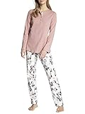 CALIDA Damen Midnight Dreams Pyjamaset, Rose Bud, 44-46