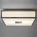 Bad-lampe Badezimmer-Leuchte LED Deckenleuchte in 159W 981lm MASHIKO IP44 Chrom Badezimmer | 1-flammig