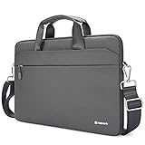 NIDOO 15,6' Laptop Aktentasche Laptoptasche Handtasche Schulter Umhängetasche Laptop Tasche Hülle für 15,6' ThinkPad T15 P15s E15 Gen 2 L15 T15p P15v / 17,3' Dell XPS 17/17,3' Dell Inspiron 17, G