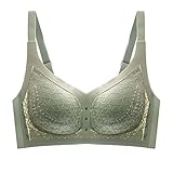 CHUXI 2021 Non-Trace Bra Yoga Gym Beauty Back Underwear Full Cup Breathable Comfort Bralette Everyday Bra Nicht Gepolstert, #3grün, M