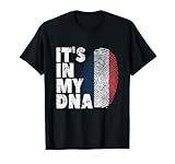 Frankreich-Flagge 'It's In My DNA', Fingerabdruck für Männer und Frauen T-S