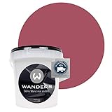 Wanders24®️ Tafelfarbe (1Liter, erlesene Kirsche) Blackboard Paint - Tafellack - abwischbare Wandfarbe - in 20 Farbtönen erhältlich - Made in Germany