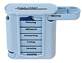 Medikamentendosierer Pillendose Tablettenbox blau Medi Box 7 Tage / 1 Woche Original Tiga-Med Q