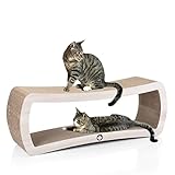 CanadianCat Company ® | Jumbo Lounge | Galaxy XXL | Natur Holzoptik | 1 Meter | N