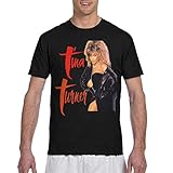 maichengxuan Tina Turner – World Tour Man Musical doppelseitiger Druck T-Shirt Gr. 56, Schw