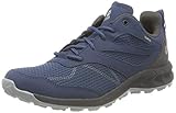 Jack Wolfskin Woodland Texapore Low Walking-Schuh, Dark Blue/Phantom X-Weit, 42.5 EU