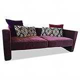 Sofa Visavis Soft Stoff 4473 0099 Violett mit 4