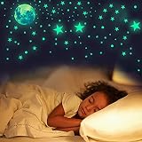 Bipily Wandtattoo Kinderzimmer Wandsticker Leuchtsterne Selbstklebend Wandaufkleber Wanddekoration Für Wohnzimmer Schlafzimmer Kinderzimmer Babyzimmer Sternenhimmel Aufkleber 435 Stück