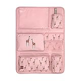 LÄSSIG Autoorganizer Autorücksitzorganizer Rücksitztasche für Auto zum Hängen zusammenklappbar 55 cm/Car Wrap-to-Go Safari G