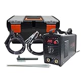 HER PRO QUALITY PRO TOOLS | Professionelles Inverter-Schweißgerät MMA-200amp bei 60% mit Koffer | Hot Start, Arc Force und Anti Stick Funktionen | Leichtes Schweißg