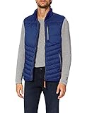 camel active Herren Weste-STEPP Sportweste, Blau, L (Herstellergröße: 64)