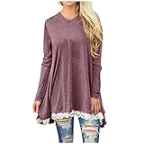 Damen Oberteil mit Kette Sommer Pullover Damen Pelz Mantel Frauen t-Shirt Trachtenbluse Damen große größen Damen Mantel neu Hoodie Teenager hemdbluse Kurzarm Sweatshirt Teenag