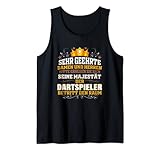 Dartspieler Geschenk Darts Spielen Dart Fan Darten Spieler Tank Top