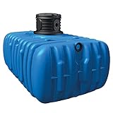 atout Regenwassertank Flat S Garten-Comfort Flachtank-Paket Flat Flachtank 1500 L inkl. Schachtverlängerung (Flat Tanksystem, 3000 L)