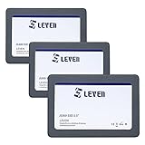 LEVEN SSD 240GB SATA III 6Gb/s, 2.5 Zoll/ 7mm (0.28''), Interne Solid State Drive - bis zu 500 MB/s - passend für Laptop & Desktop - Einzelhandel 3 Stück - (JS300SSD240GBx3)