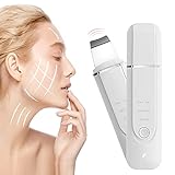 Ultraschallpeelinggerät,Hautreinigungsgerät -4 IN 1 Skin Scrubber Pen -mit USB Wiederaufladbar Mitesser Entferner Ionen Hautreiniger Spatel Facelifting Massagegerät für Gesicht Reinigung und Pfleg