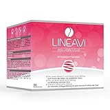 LINEAVI Kollagen Liquid, Trink-Kollagen, mit Kollagen-Peptiden, Acerola, Zink, Vitamin C, Vitamin E, Biotin, unterstützt Haut, Haare und Nägel, in Deutschland hergestellt, 30 Trinkamp