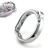 ChicLSQ 4 Größe Penis Vorhaut Ring Metall Zurückhalte mit 6 Magneten Magnetverschluss Verstellbarer Eichelring Penisring für Männer die Behandlung von Vorhaut mit Magnet-Therapie (M (26-29mm))