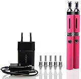 EVOD 2 BDCC Kanger doppel Starterset KangerTech Dual Coil 1,5 Ohm, e-Zigarette (pink)