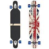 Flex2 bis 84kg - Camber Longboard (Flex2 bis 84kg, England - Ahornholz)