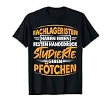 Herren Fachlagerist Lager Arbeiter Beruf Spruch Geschenk Verpacker T-S