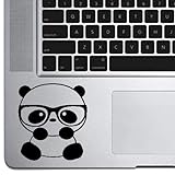 Panda Nerd Aufkleber für MacBook Air & Pro Laptop