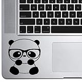 Panda Nerd Aufkleber für MacBook Air & Pro Laptop
