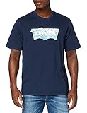 Levi's Herren Ss Relaxed Fit Tee T-Shirt, Batwing Clouds Dress Blues, XS